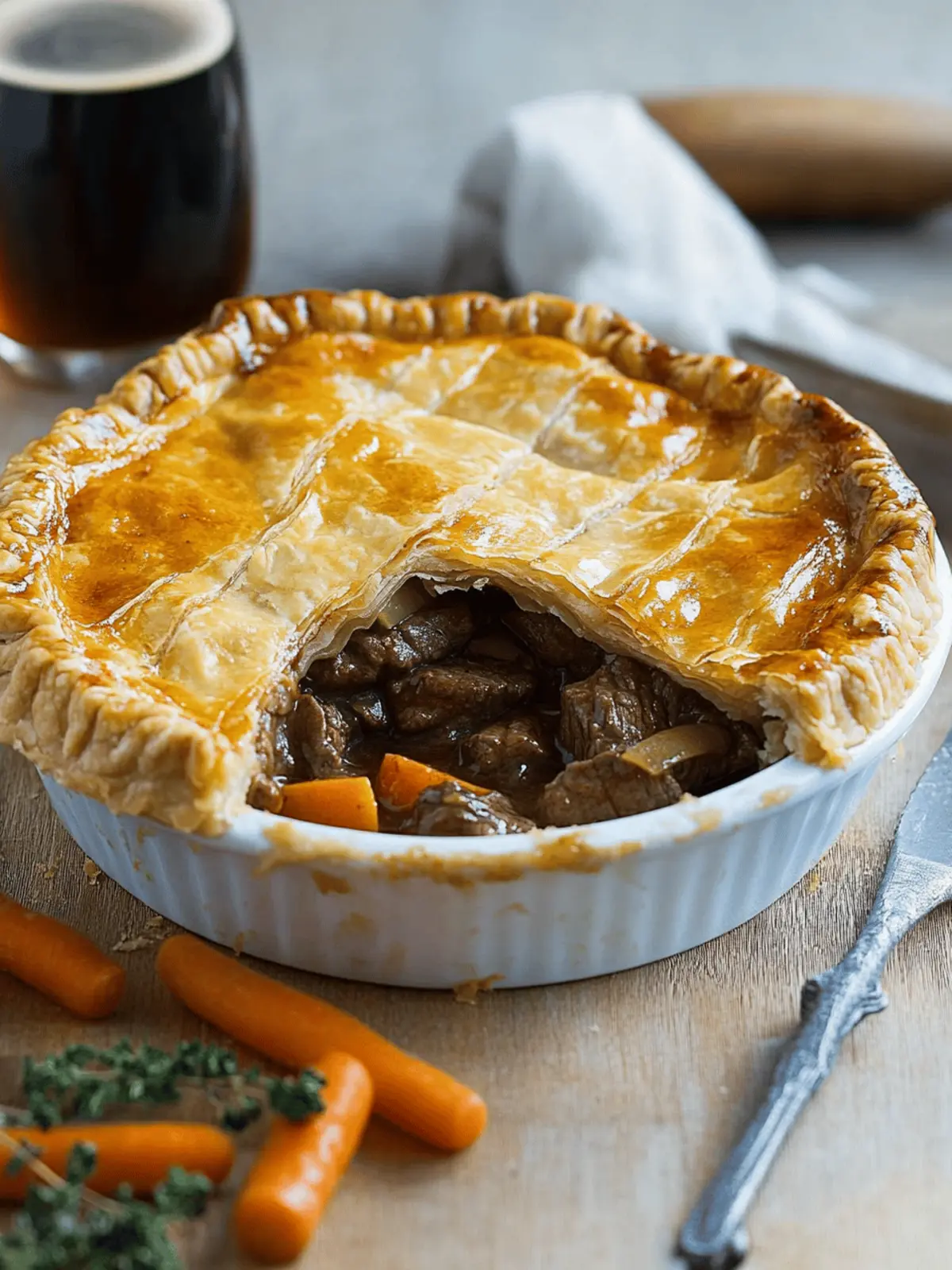 Guinness Steak & Gravy Pies: Freezer-Friendly Homemade Comfort